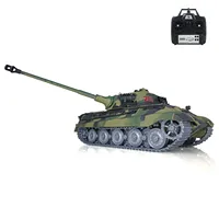 HENG LONG Remote Control Tank 1/16 Scale 7.0 RC Tank Customized King Tiger FPV Barrel Recoil 3888A Metal Model Toys TH17530 2