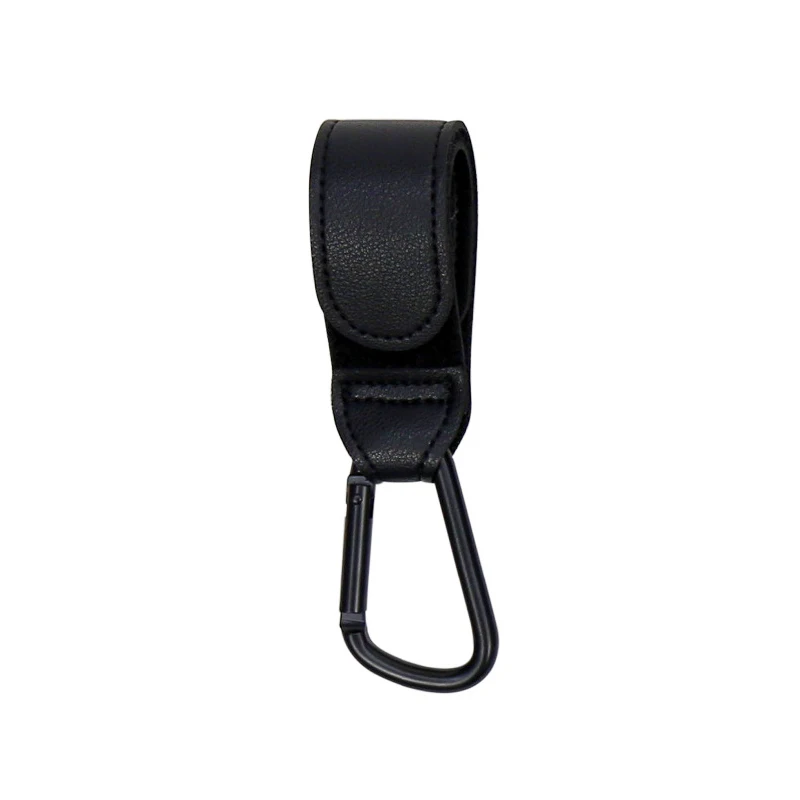 Premium Leather Stroller Hooks - Elegant Organizer & Diaper Bag Holders