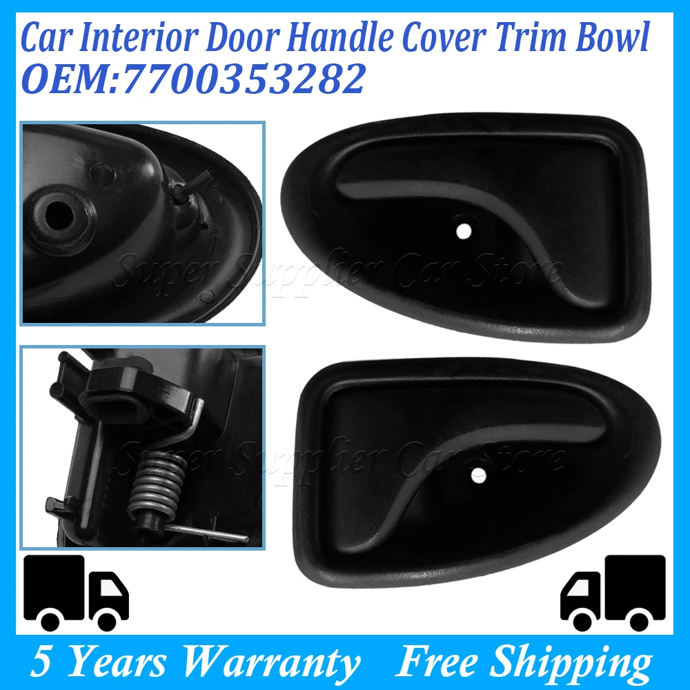 Per Renault Clio Scenic Trafic Car Interior Door Maniglia Copertura Trim Bowl 7700353282 Car Styling Maniglia Della Porta Trim
