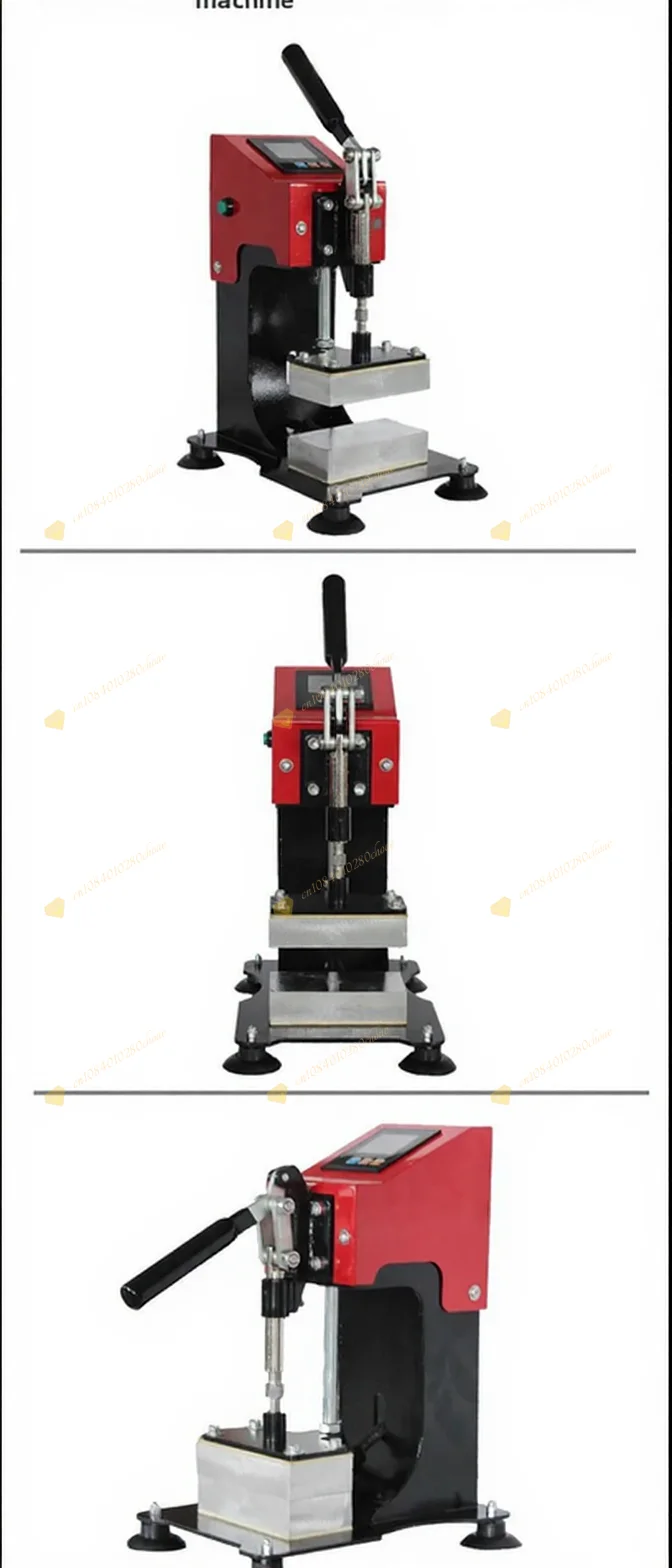 Manual upper and lower ironing machine 6 * 12cm small upper and lower panel heat