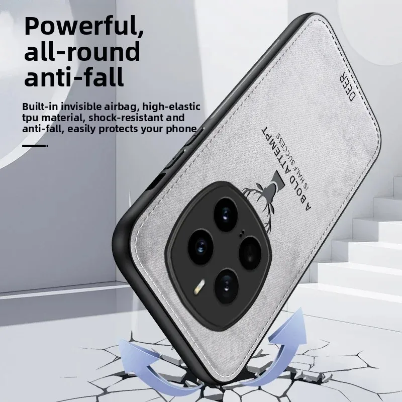 Luxury Retro Deer Pattern PU Leather Shockproof Phone Case
