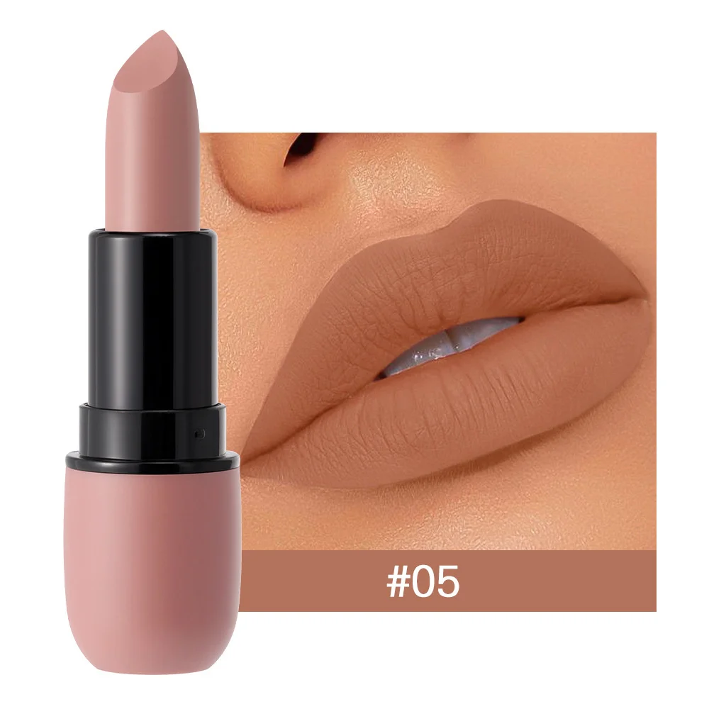 6 Farben Lippenstift Lippen Make-up Sexy Frau Samt Matt Lipgross Tönung für Lippen Langlebig Wasserdicht Antihaft-Cup Lippenkosmetik_voghion.com