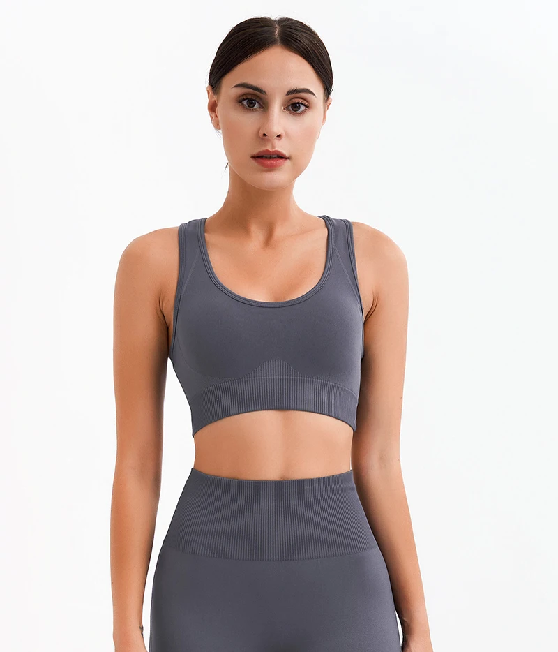 Women's Padded Sports Bra Tank Top – Comfort & Style