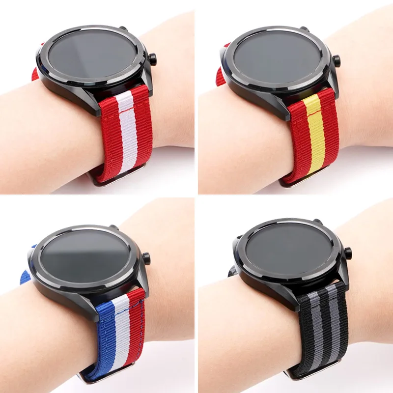 Canvas Nylon Bracelet - 20mm/22mm – Durable Wristband