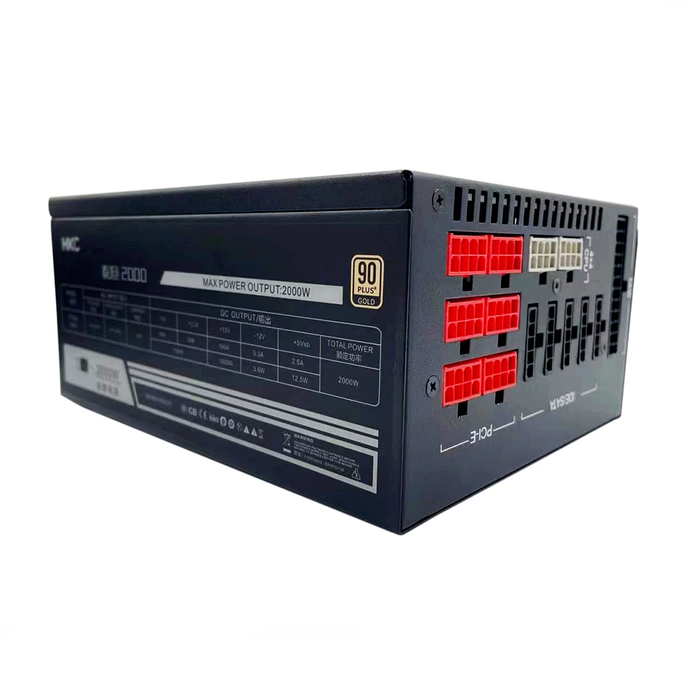 For HKC HKC-2000 2000W Gold Medal Module ATX Twin CPU Quiet Desktop Power Supply 100% Test Before Shipment 3 For HKC HKC-2000 2000W Gold Medal Module ATX Twin CPU Quiet Desktop Power Supply 100% Test Before Shipment