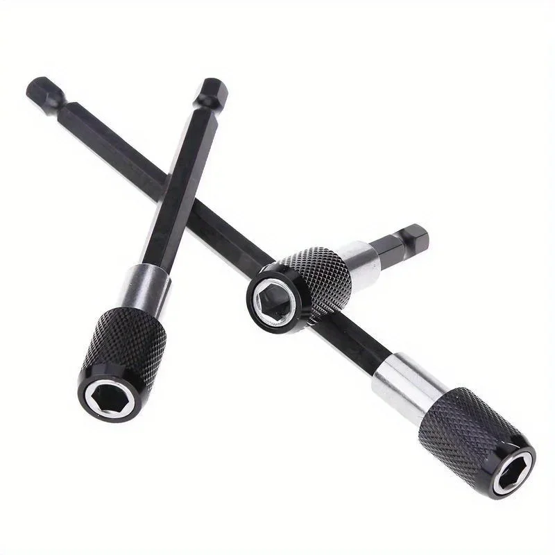 1/3pcs Magnetic Drill Bit Extension Set Quick Release & Universal Impact Electric Motor Drill Bit Holder Durable Tool