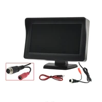 Simple installation of 4.3-inch 5-inch car monitor reversing image camera forward-looking rear-looking 12-24V universal - Image 6