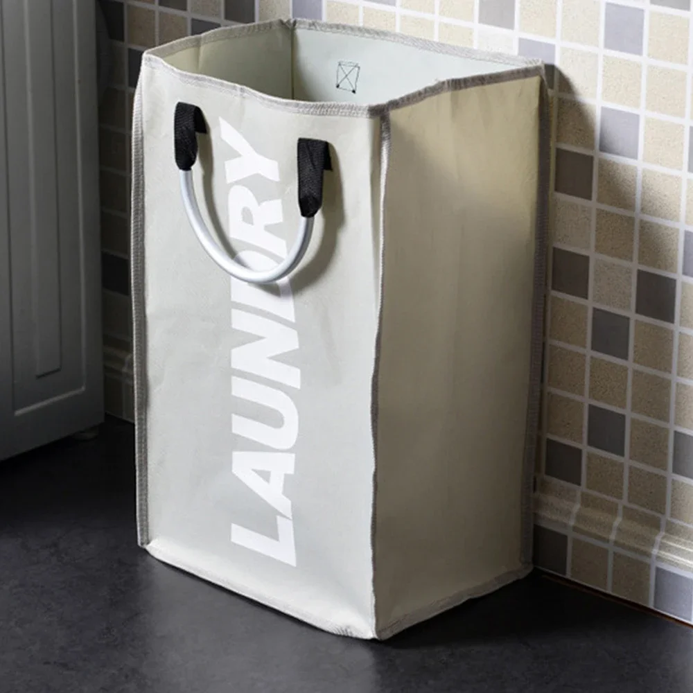 

With Handles Dirty Foldable Laundry Bin Hamper Basket Clothes Sundries Waterproof Storage