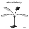 12w 72 LED Flexible Desk Lamp Touch Table Lamps For Living Room Gooseneck Desktop Dimmable Eye Protection Study Lamp Led Light 3