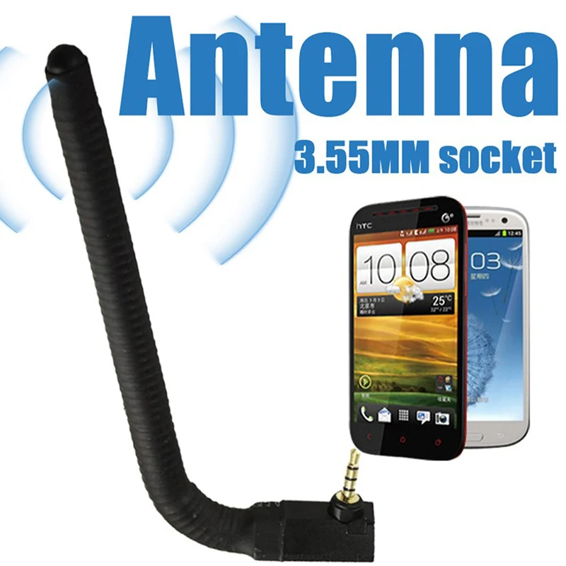 Universal Mobile Phone External Wireless Antenna 6DBI 3.5mm Jack Phone Signal Booster Signal Strength Booster For Cell cell phone signal booster antenna