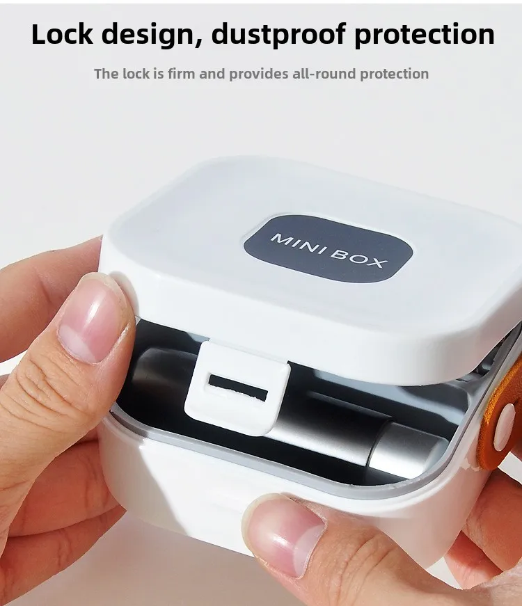 Mini Travel Jewelry Organizer Portable Earrings Necklace Ring Jewelry Box