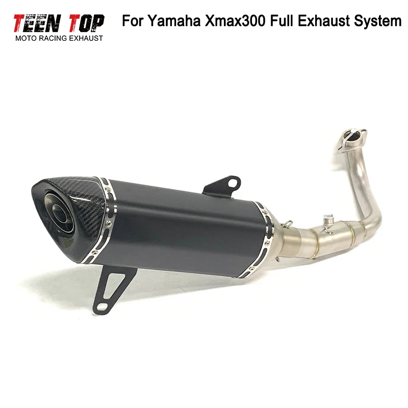 Per Yamaha Xmax250 Xmax300 Sistema Di Scarico Completo 2021 2022 2023 Xmax 250 300 Tubo Di Scarico Moto Con Silenziatore In Fibra Di Carbonio