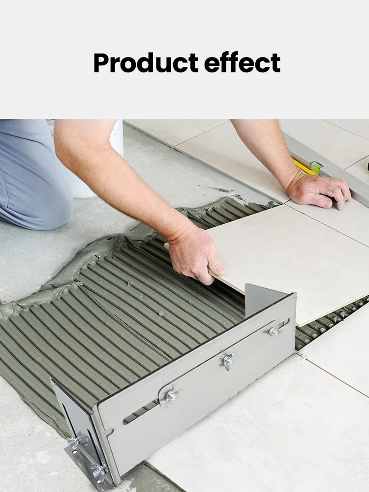 

400-800mm Adjustable Notched Trowel Mortar Comb for Fast and Equal Application of Adhesive on the Floor