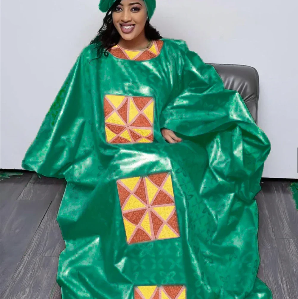 Free Style African Dress For Woman Embroidery Design Ladys Clothes Plus Size Dresses For Women
