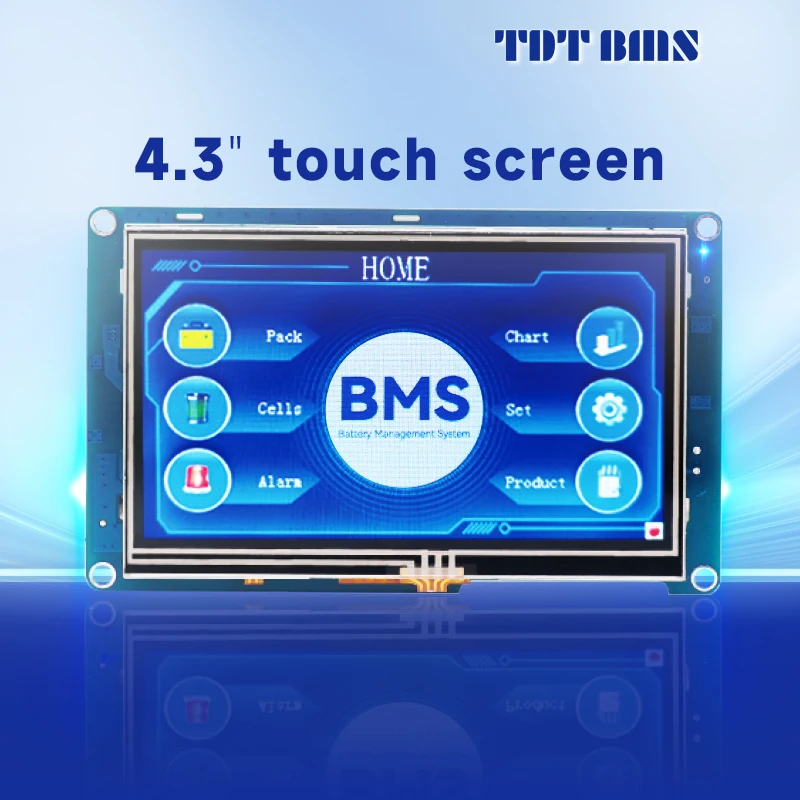 Аксессуары для Smart bms TDT, ЖК-экран, просмотр напряжения, тока, температуры SOC RS485/CAN, ЖК-сенсорный экран