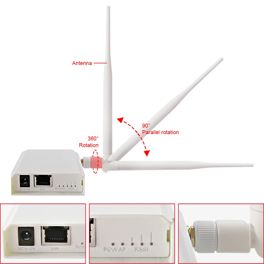 Wireless Network Bridge Wifi Halow Outdoor Wifi Signal Transmission ...