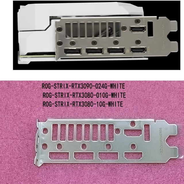 Original New For Asus ROG-STRIX-RTX3090-O24G-WHITE I/O Shield Back 