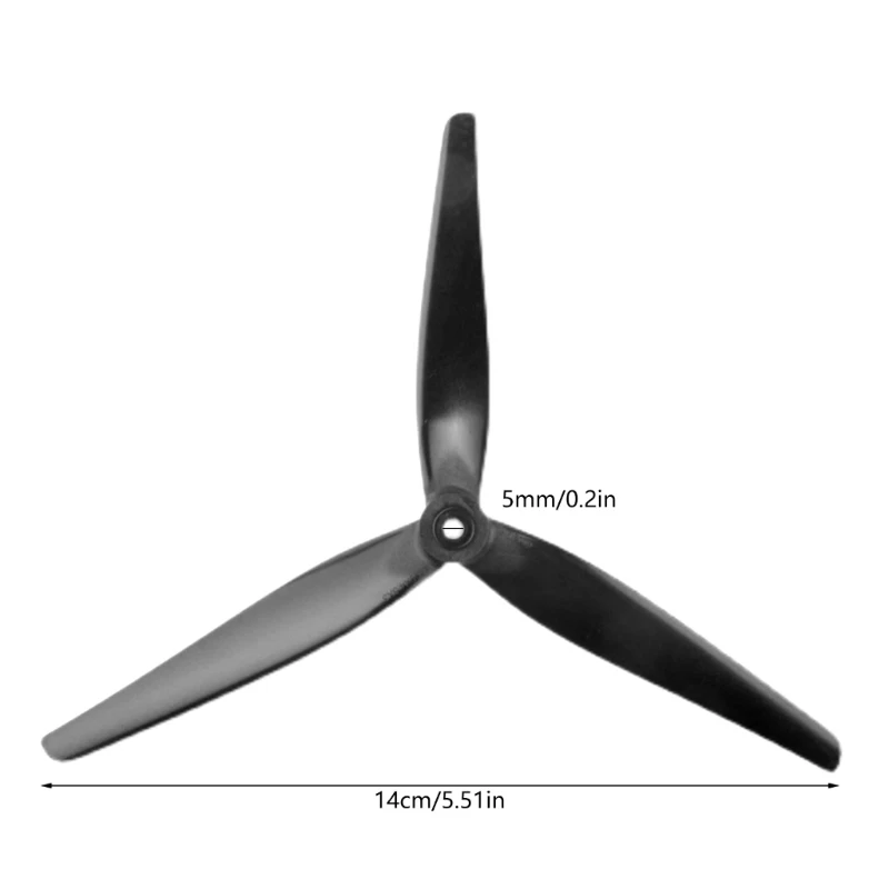 DXAB Set of 2pcs HQProp MacroQuad 7X4.5X3 7045 Propellers Pricised Control and Strong Power Nylon Propellers 3 Leaf drone propeller drone propellers drone propeller blades propeller replacement parts