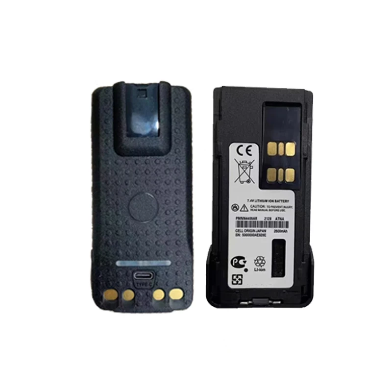 PMNN4409AR Li-Ion Battery 10PCS 7.4V 2600mAh Non-Impres Type-C Charging Compatible for Motorola P6600i DP4800 PMNN4448 PMNN4493 3