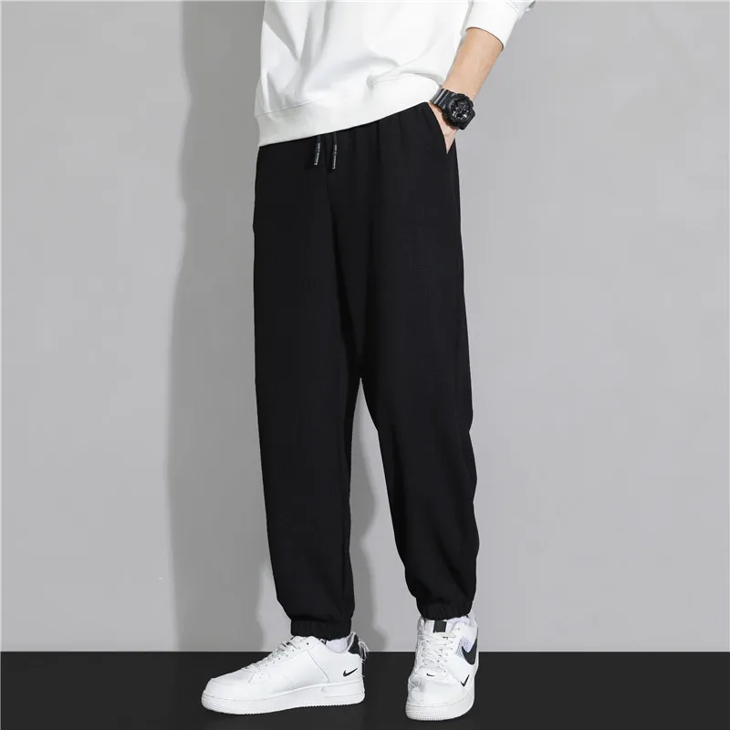 2025 New Men's Cargo Pants Casual Hip Hop Hit Color Multiple Pockets Trousers Streetwear Ribbons Techwear Sweatpants ﻿ 5