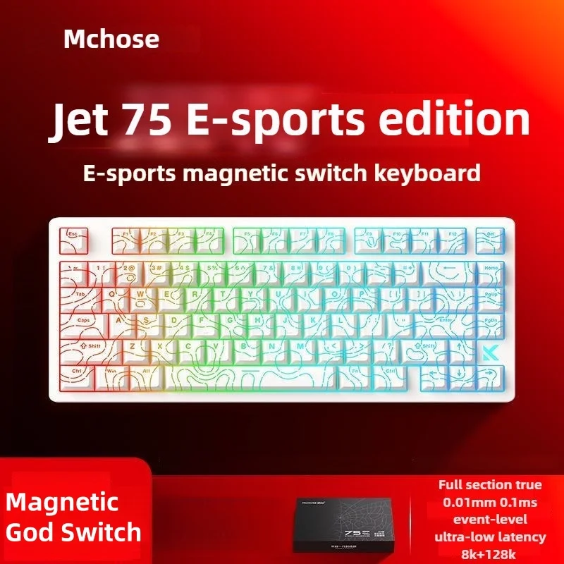 MCHOSE Jet 75 Magnetic Switch E-sports Mechanical Keyboard 75