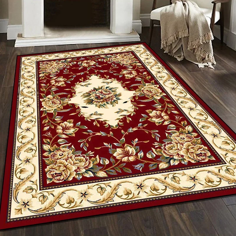Plush Carpet Decorative Carpet Silk Wool Rug Plush Rug Imitated Cashmere Carpet area rug alfombra home carpets for bed room carpet rugs and carpets for home living room luxury washable Decoration