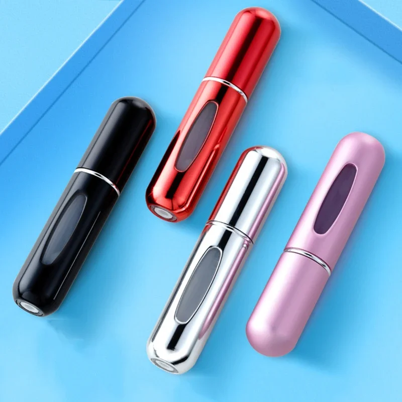 

5/10pcs Portable Mini Refillable Perfume Bottle With Spray Scent Pump Empty Cosmetic Containers Atomizer Bottle For Travel