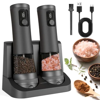 Rechargeable Salt Pepper Grinder 1