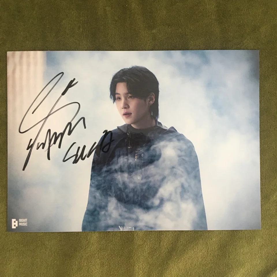 K-popサイン入りフォトカード、5x7、2023 - AliExpress