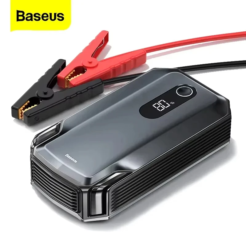 BASEUS Jump Starter Power Bank 12V Booster do uruchamiania samochodu 20000mAh 10000mAh Akumulator Szybka ładowarka Automatyczne urządzenie rozruchowe Powerbank