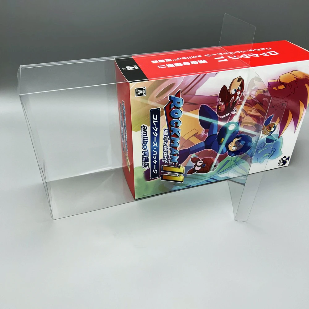 1 Scatola Di Protezione Per Ns Mega Man 11: Ingranaggi Del Destino! Confezione Da Collezione Con Scatola Di Raccolta Per Vetrina Trasparente Amiibo