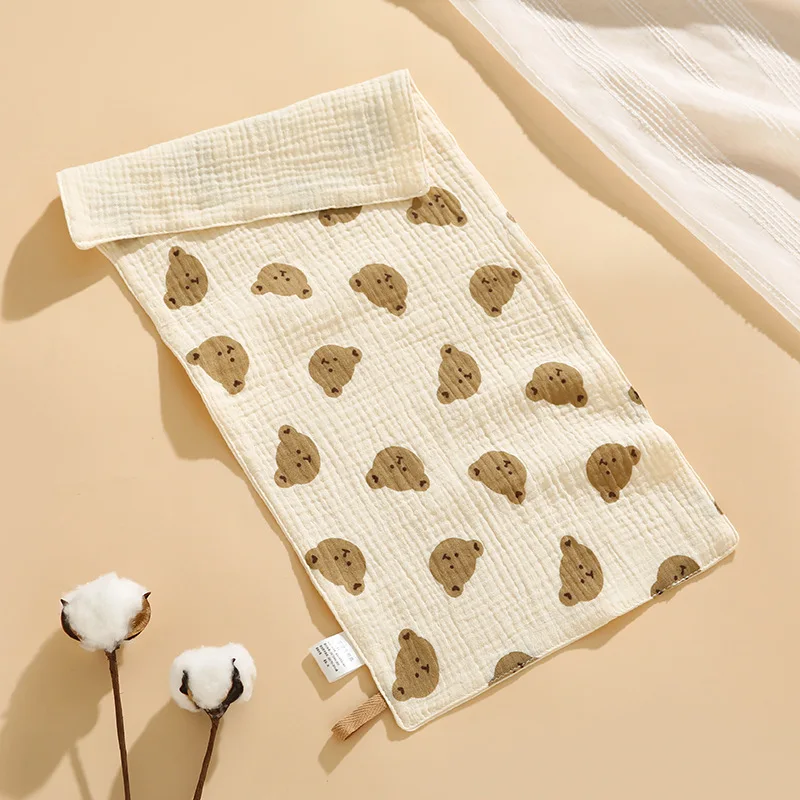 Long Burp Cloth Baby Kindergarten Face Towel Infant Drooling Bibs Washcloth Cotton Muslin-Handkerchief Nursing Towel Baby Items