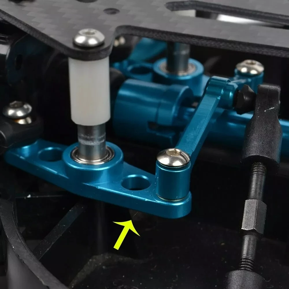 K cuscinetti a sfera in alluminio per bracci sterzo per Tamiya TT01 tipo-e TT-01E aggiornamenti