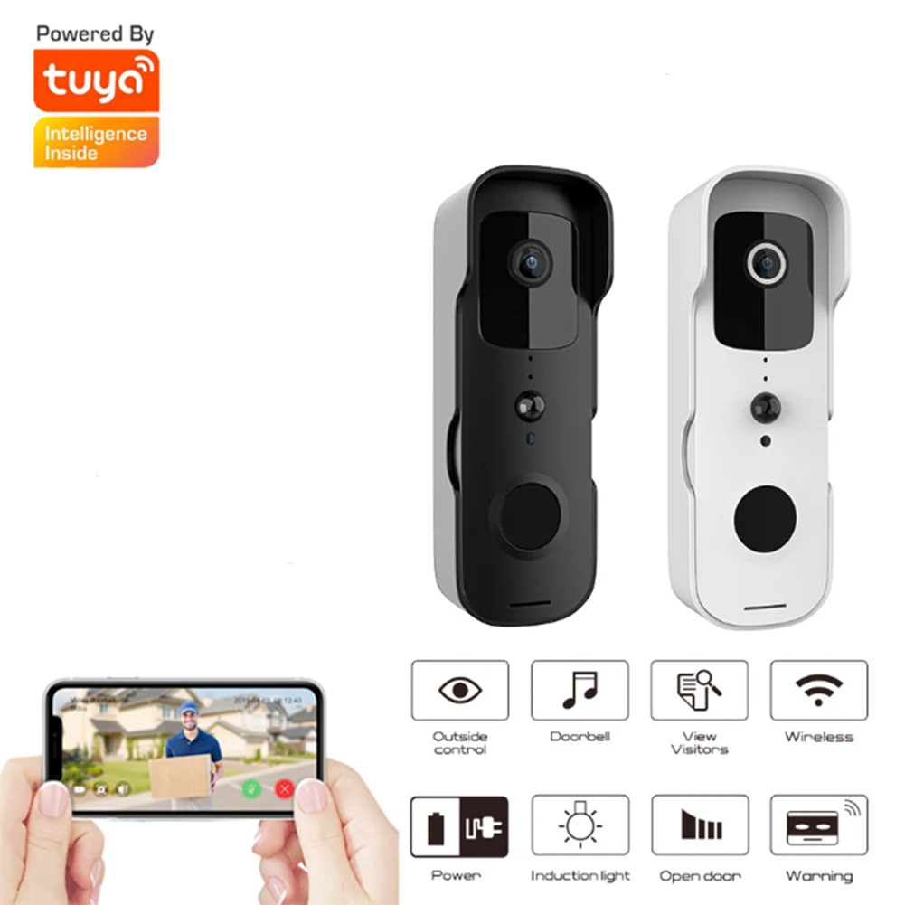 

Long Battery Life Voice Doorbell Practical Two-way Calling Camera For Visitors Recording