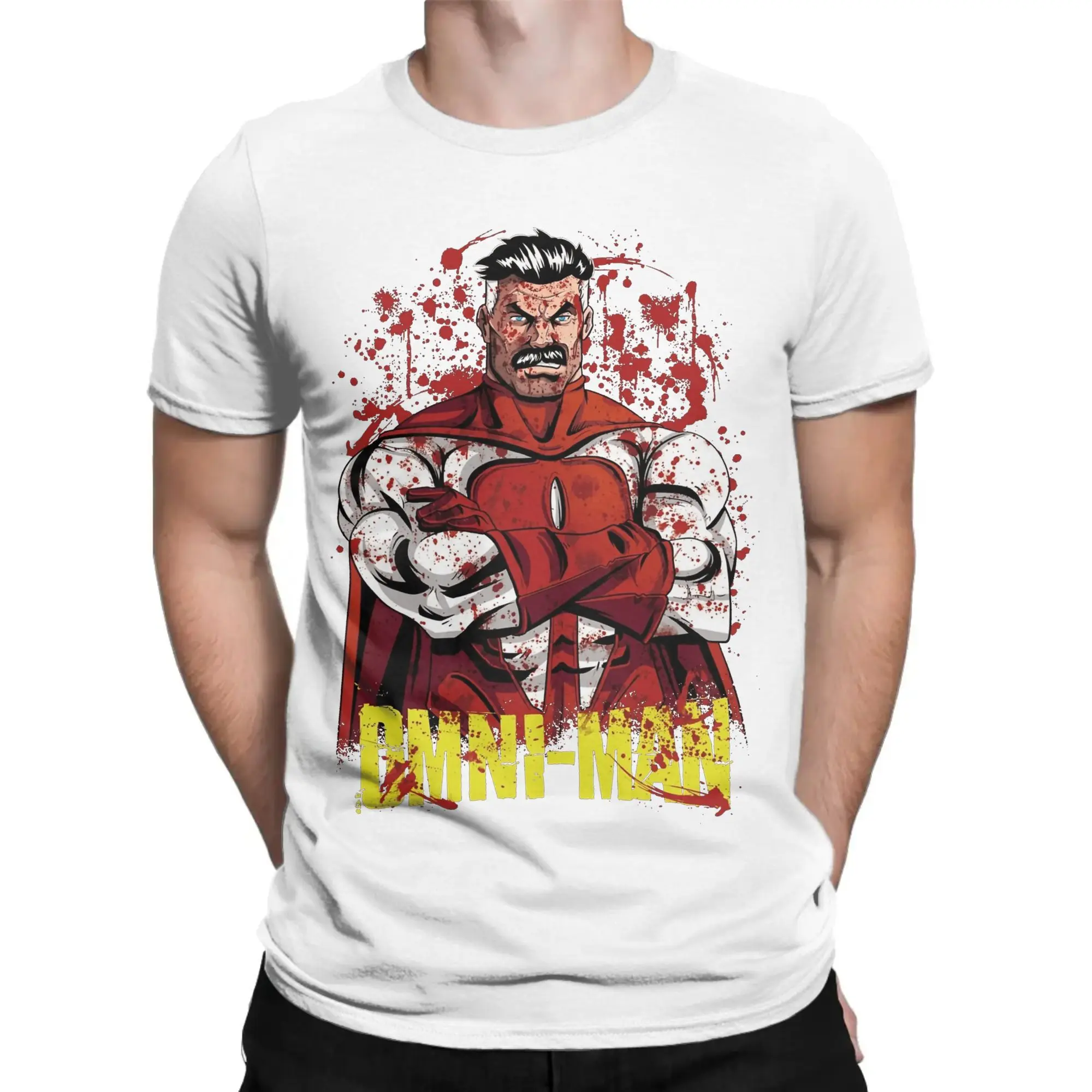 Oversized 100% Cotton Hip Hop T-Shirt with Y2K Funny Design