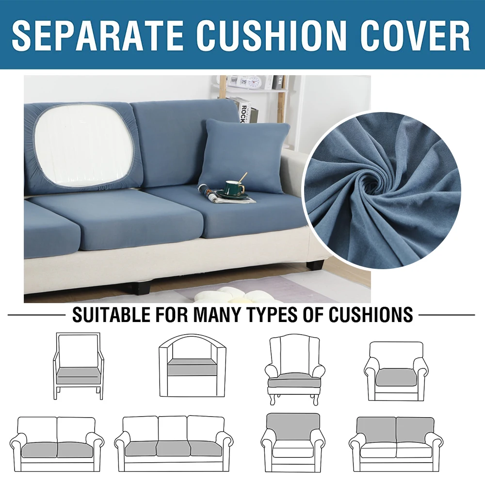 Elastic Sofa Cushion Cover for Living Room Sofa Seat Covers Soft