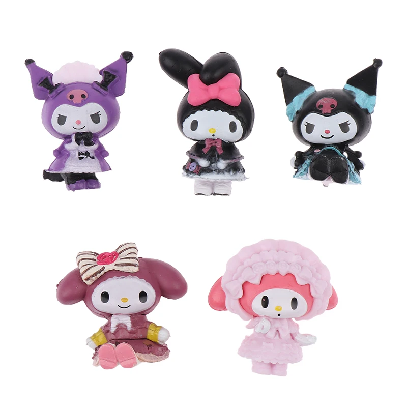 

5 шт./комплект, фигурки героев аниме Sanrio, 3-4 см