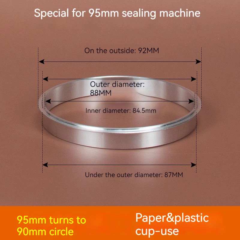 90/85/80mm Cup Mold Ring For Plastic Cup Sealing Machine