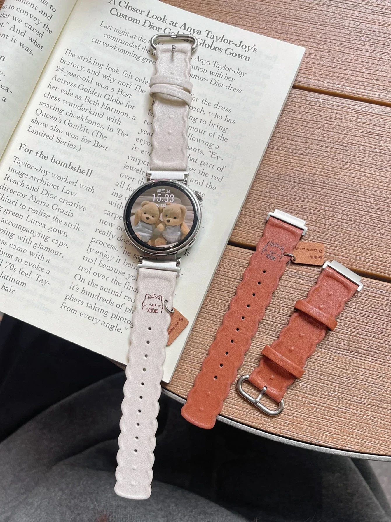 Cartoon Band Leather Loop 20MM Sport Bracelet Strap