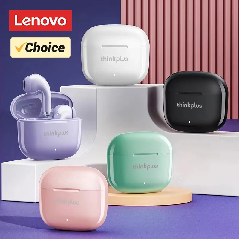 New Lenovo LP40 Pro TWS Bluetooth V5.3 Earphones Smart Touch Control With Hands-free Call Headset Noise Isolating Headphones