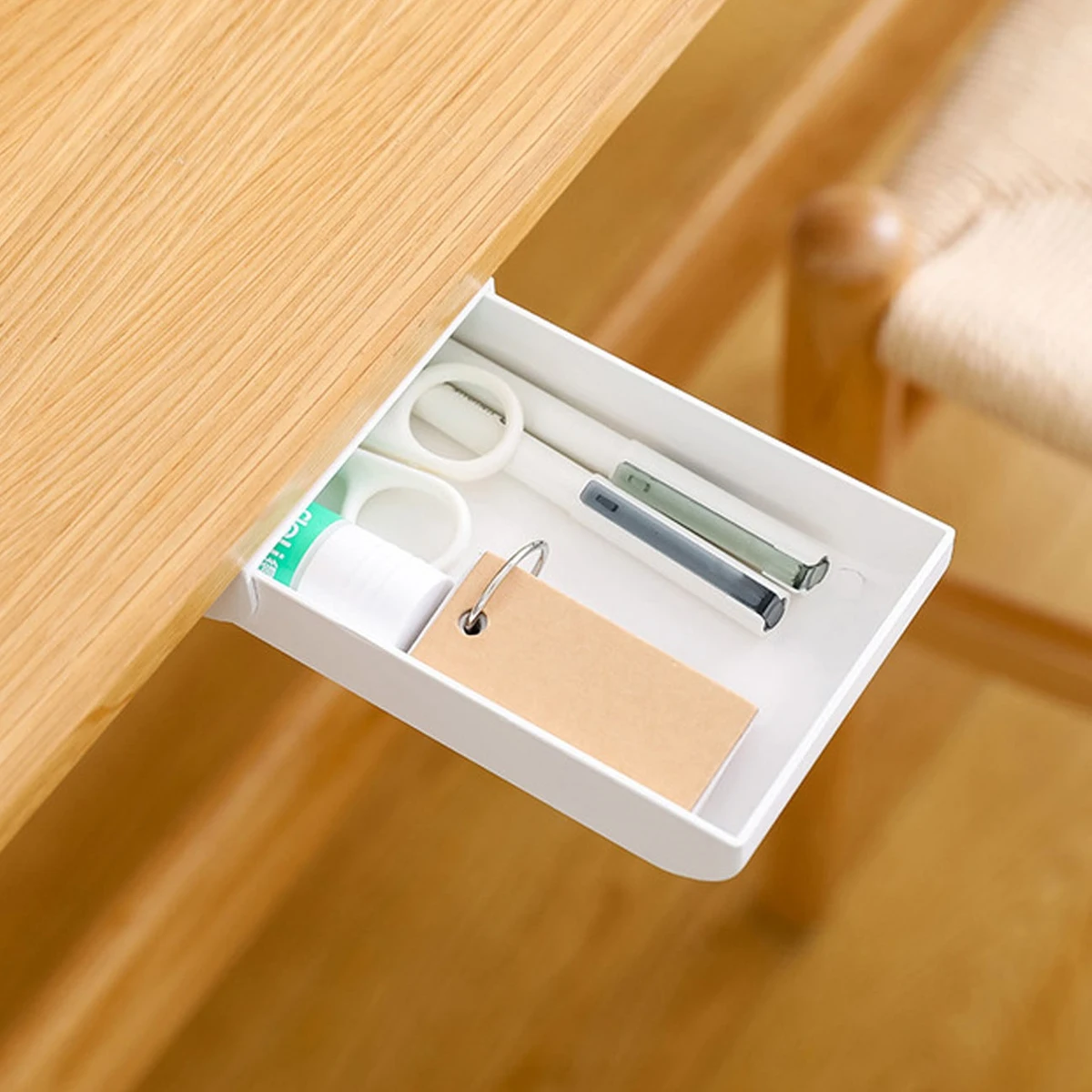 Ame Hidden Pencil Storage Box Desk Office