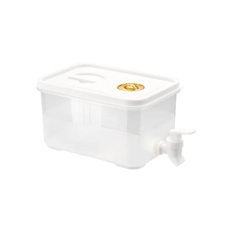 Dozownik do napojów do lodówki z kranikiem szczelnym, czajnik do lodówki, plastikowy dzbanek na zimne napoje, pojemnik na zimne napoje na imprezę barową.