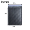 23x28 cm 10 pcs Black Bubble film Packaging Bag Plastic Bubble Envelopes Bag Poly Bubble Mailing package bag 1