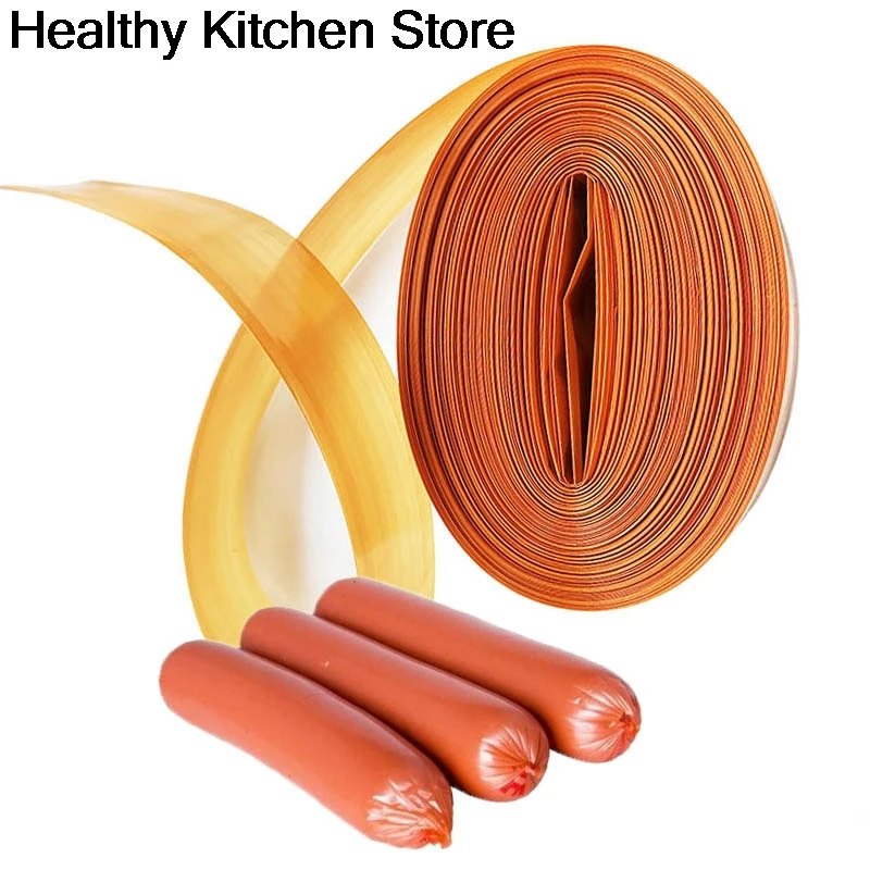 15M sausage stuffing machine plastic Packing Film Diameter 21mm Packing Tools Sausage Casing Meat Tools Meat Fillers Machine Nozzle Filler Shell