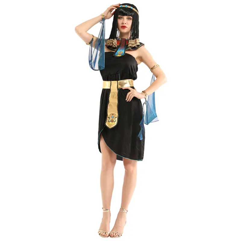 

Adult Sexy Egyptian Cleopatra Costume Egypt Queen Cosplay Halloween Costumes for Women Fancy Dress
