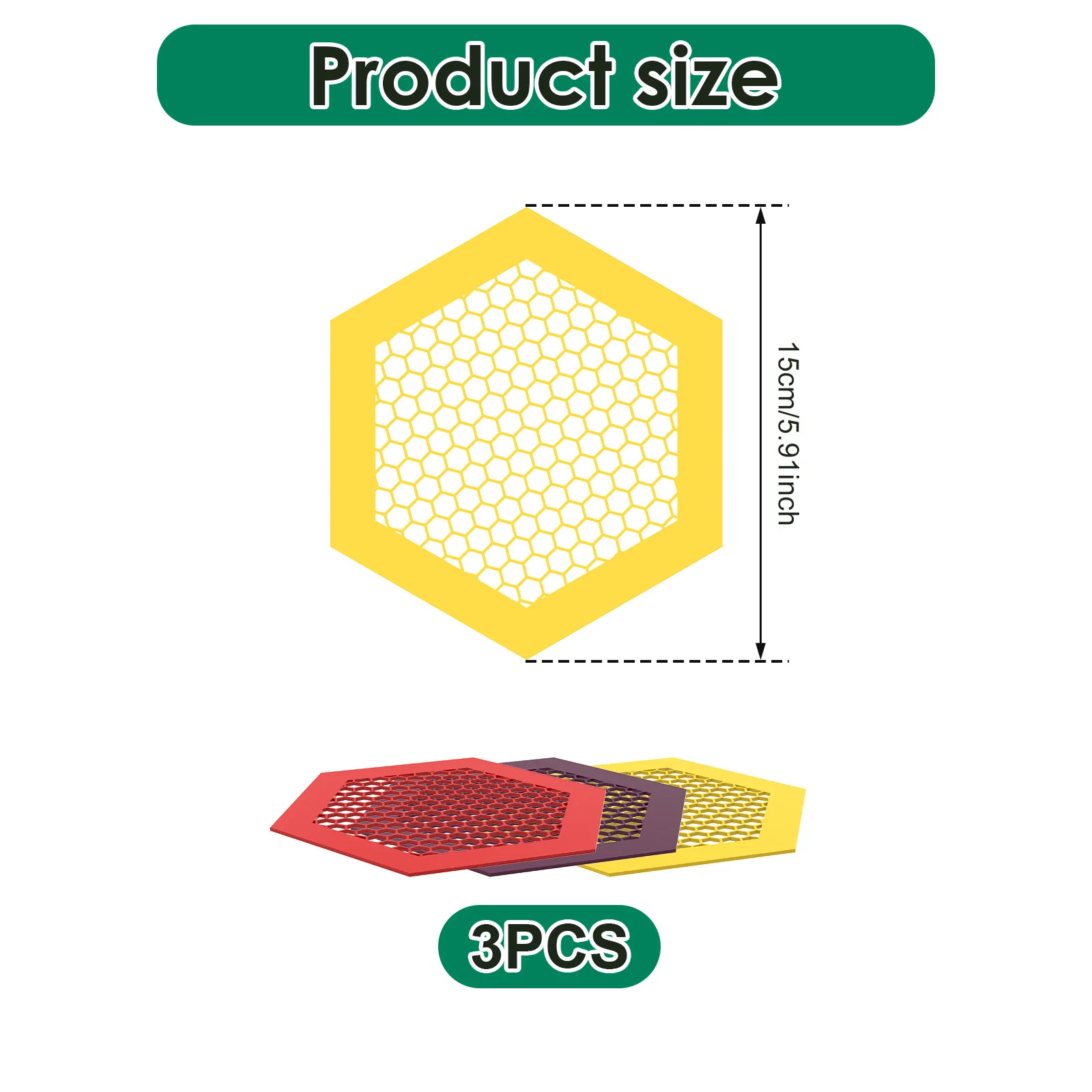 3 Pcs Floating Bee Island Waterer Acrylic Bee Waterer Colorful Watering Cups Hexagonal Structure Watering Station