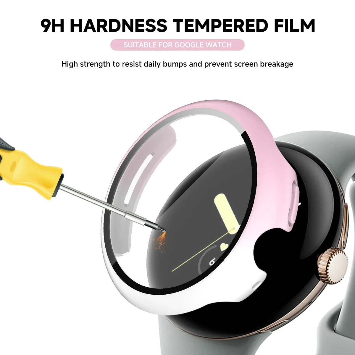 Tempered Glass All-Around Protective Case and Screen Protector