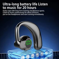 Bone Conduction Wireless Headphones 180 Degree Rotatable Bluetooth Handsfree Ear Hooks Noise Canceling Earphones with Microphone - Image 3