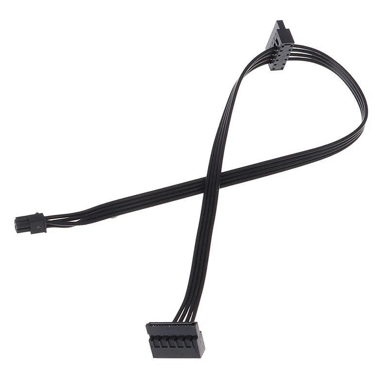 1Pc 45CM Cable MINI 4 Pin Turn 2 SATA Power Supply For Lenovo Main Board Interface Small 4Pin to Two SATA SSD Power Supply Cable