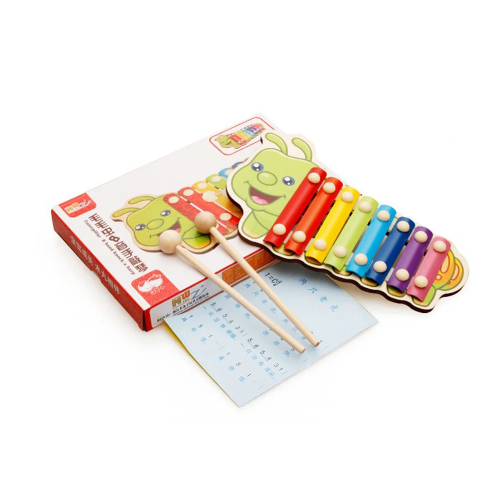 Musical Toy for Kids Wood Percussion Xylophone Toddle Childrens Toys Children&rsquo;s Toddlers Wooden Octave